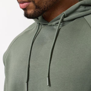 Sweat à capuche surdimensionné pour homme en molleton 100% coton 320 g/m², imprimé numérique avec logo, écologique, streetwear, graphique personnalisé - Product Image 3