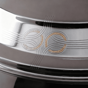 หม้ออุ่นอาหารสแตนเลสอย่างดี ฉนวนกันความร้อนสองชั้น ทนทาน ไม่ติดกระทะ พร้อมฝาปิด ราคาดีที่สุด ราคาถูก - Product Image 4