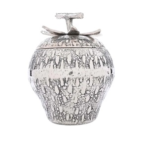 Apple Design argent Antique Champagne seau à glace avec couvercle métal Barware refroidisseur de vin avec logo personnalisé barre outil seau à glace - Product Image 1