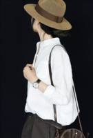 Chemises en lin pour femmes, hauts en lin tissé pour le bureau, chemise blanche, tunique en lin faite à la main, grandes tailles disponibles