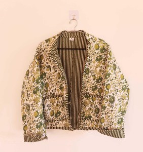 Alta calidad Indio hecho a mano Suzani Vintage bordado mujer playa desgaste corto Kantha acolchado chaqueta de invierno - Product Image 6