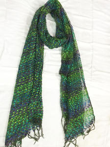 Logo personnalisé été dames adultes département triple ombrage viscose coton froissé écharpes traditionnelles châles et écharpes - Product Image 6