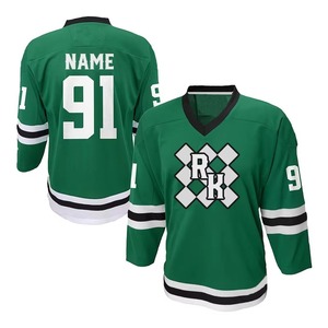 ชุดฮอกกี้น้ำแข็งแบบใหม่ คุณภาพสูง รับผลิตตามแบบ บริการ OEM ดีไซน์ล่าสุด ชุดทันสมัย ระบายอากาศได้ดี แห้งเร็ว 100% - Product Image 1