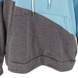 Sudadera con capucha térmica de punto personalizado de alta calidad para mujer, sudadera cálida de algodón para invierno, sudaderas con capucha para mujer - Product Image 5