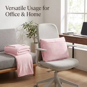 Ensemble couverture et oreiller de voyage 2 en 1 avec logo personnalisé, compact, léger, écologique, doux pour la peau, en polaire et flanelle, portable pour avion et <span class=keywords><strong>voiture</strong></span> - Product Image 5