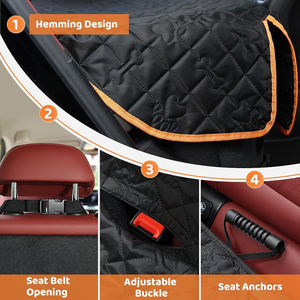 Housse de siège de voiture pour chien en gros, portable, imperméable, housse de siège de voiture de voyage pour animaux de compagnie, pour chats et chiens, protection antidérapante pour siège arrière pour animaux de compagnie - Product Image 6