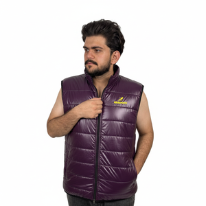 Chaleco Acolchado Sin Mangas Oem, Chaqueta Acolchada con Logotipo Personalizado en Color, Chalecos de Poliéster de Alta Calidad, Chaqueta Acolchada Cálida para Hombre - Product Image 4