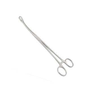 Pinces à éponges de Forester de qualité chirurgicale, courbées, dentelées, 9,5 pouces, en acier inoxydable, pinces de maintien d'éponges de Forester - Product Image 1