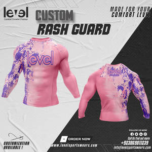 Maillots de protection imprimés MMA pour hommes et femmes, durables, légers, respirants, écologiques, en Spandex/Nylon, maillot de protection performant - Product Image 4