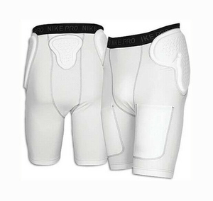 Ventes en gros de pantalons de football américain personnalisés, protections de pantalon de football américain, ensemble de 7 protections de jambe, homme, short de football rembourré à 5 protections - Product Image 2