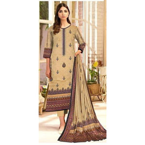 Tallas personalizadas, vestidos informales de alta calidad para mujer, vestido cosido de 3 piezas de Pakistán, diseño bordado con chales, conjuntos para mujer - Product Image 3