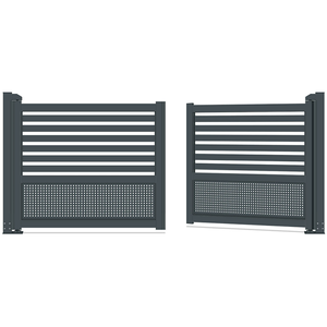 Prima cancello scorrevole manuale a basso costo per cortile residenziale facile da installare - Product Image 1