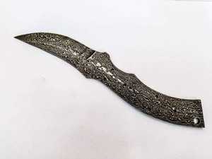 Lames vierges de couteau damas Skinner pour la fabrication de couteaux lames damas Full Tang de haute qualité - Product Image 6