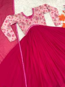 Aanrakli salwar kameez ลายคอแฟนซีสำหรับผู้หญิงและเด็กผู้หญิงสวมใส่สบายในทุกวันและฤดูร้อน - Product Image 3