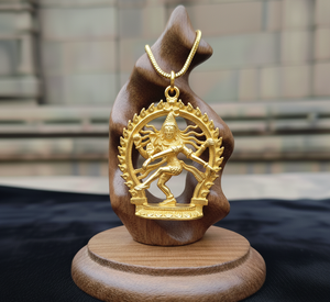 Labradorite Rhodium Link <b>Chain</b> Necklace Daily Wear Mix Shiva Islamic Pendant <b>Gold</b> Plated Trending Spiritual Gift Women Unisex - Product Image 4