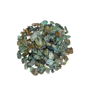 Súper cristal africano turquesa Chip piedra suelta piedras preciosas en bruto Chips piedra caída Chip curación Natural cristal guijarro mayorista - Product Image 5