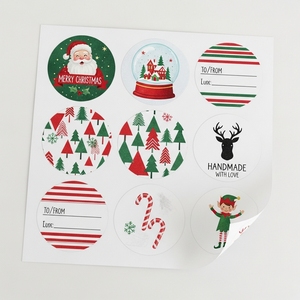 Étiquette d'autocollant de cercle imprimé par logo personnalisé pour la marque et la promotion d'emballage - Product Image 3