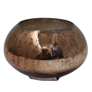 Meilleure qualité haute brillance en céramique porte-lumière de thé Vintage pot votif fait à la main en métal stockage décoratif étain votive en vrac meilleur - Product Image 4