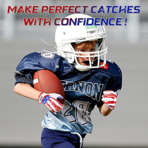 Venta caliente profesional completo Palma silicona receptor guantes estirables antideslizante fútbol empuñaduras con logotipo personalizado - Product Image 2