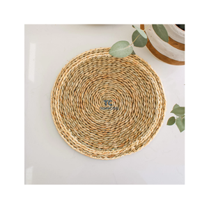 Napperons ronds de nouveau design du Vietnam avec support ensemble de napperons en osier de rotin naturel en osier décoration rustique authentique votre maison - Product Image 5