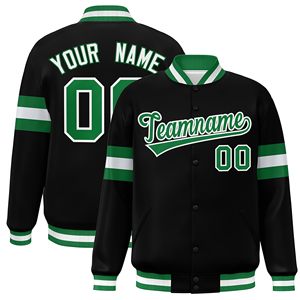 Bomber New Design Men's Varsity <b>Jacket</b> Stand Collar Wool/Leather <b>Waterproof</b> Autumn <b>Winter</b> Oversize Customizable Size Outwear - Product Image 5