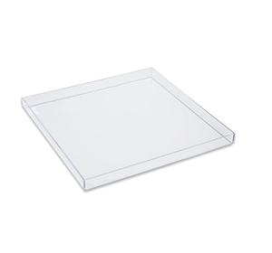 Plateau acrylique personnalisé carré plateau acrylique clair pour servir pour taille personnalisée prix bon marché avec fait à la main - Product Image 1