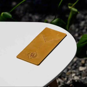 Elegante Porta Cubiertos Plegable de Cuero Genuino de Lujo Ecológico para Restaurantes LCH-0038 - Product Image 1