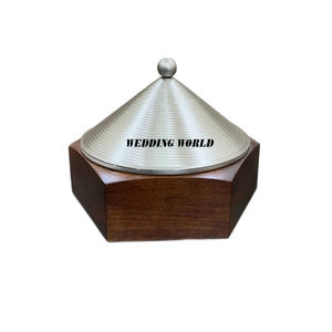 Réchaud alimentaire en acier inoxydable de qualité supérieure, fait à la main, forme ronde, luxe, nouveau, élégant, réchaud alimentaire en métal - Product Image 6