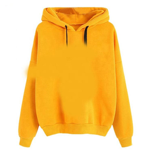 Venta al por mayor de sudaderas con capucha de algodón para mujer, Jersey holgado de manga larga, Jersey transpirable con estampado gráfico, proveedor OEM - Product Image 2