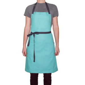 Delantal de cocina por sublimación para mujer, Barista delantal de plástico, delantal impermeable con logotipo personalizado para salón de cocina - Product Image 1
