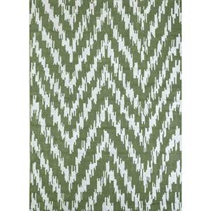 พรมทอมือลายสี่เหลี่ยมผืนผ้าสีเขียว รุ่น Indusbar ADWV-13014 ทำจากขนสัตว์และใยวิสโคส เหมาะสำหรับห้องโถง ห้องนั่งเล่น ห้องนอน - Product Image 1