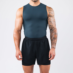 Verano hombres culturismo sin mangas Tops entrenamiento Fitness chaleco hombres nueva moda Tank Tops Oversize Casual Singlets - Product Image 1