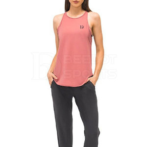 เสื้อกล้ามแห้งเร็วของผู้หญิงเสื้อกล้ามสไตล์ลำลองแขนกุดยาวปรับแต่งโลโก้ได้ XS ขนาด - Product Image 5