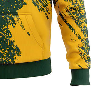 Sudadera con capucha de doble capa para hombre personalizada con cremallera extragrande 100% algodón polar para hombre Sudadera con capucha sólida para hombre - Product Image 5