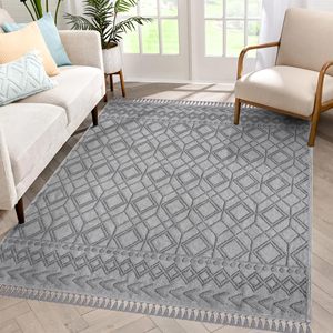 Tapis traditionnel en tissage plat Netline Home Depot, antidérapant, pour la cuisine et le salon, décoratif, lavable, ensemble de tapis - Product Image 6