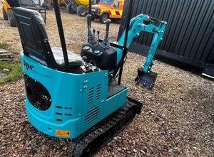 LIVRAISON GRATUITE Mini-excavatrice JPC KV12 12HP avec cabine ouverte, lame de bulldozer avant, bras oscillant, homologuée EPA CE, pouce hydraulique auxiliaire - Product Image 5