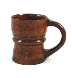 Meilleure vente Meilleure qualité Tasse en bois massif naturel faite à la main Tasse en bois polyvalente pour servir du café, du thé, du lait et de la bière - Product Image 3