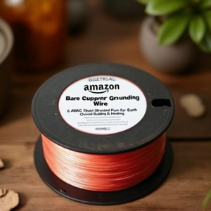 สายกราวด์ทองแดงเปลือยขนาด 6 AWG ความยาว 100 ฟุต แบบม้วน ทองแดงบริสุทธิ์สำหรับงานต่อสายดิน อาคาร และระบบทำความร้อน - Product Image 3