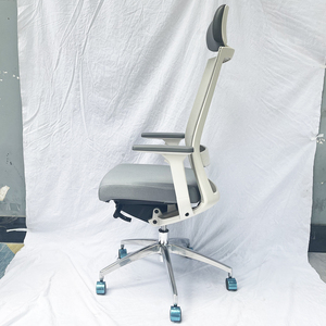 Silla de Oficina Ergonómica Active-T01 con Reposacabezas Ajustable, de Alta Gama HOGVP045-Cromo, Tapizada en Cuero PU para Uso en Hogar, Oficina y Hospital - Product Image 6