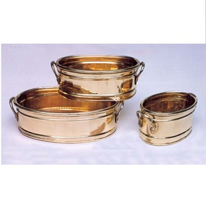 Juego de 3 Macetas Decorativas de Hierro, Macetas Grandes para Interiores y Exteriores, Decoración para Bodas y Hoteles - Product Image 4