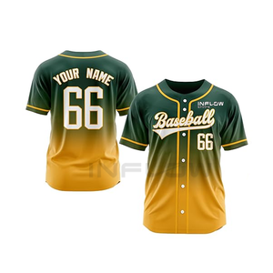 Maillot de baseball vierge en polyester pour sublimation, maillot de softball grande taille pour impression par sublimation - Product Image 4