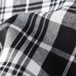 Camisa de franela de manga larga con diseño informal holgado para hombre, personalizable, transpirable, de punto, antiarrugas, de fábrica - Product Image 3