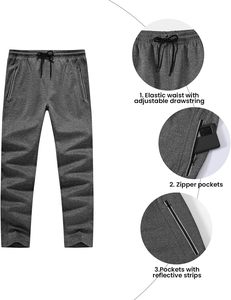 Survêtement de sport pour hommes, tenue de jogging d'hiver, ensemble de deux pièces, combinaison d'entraînement, vêtements de sport avec logo personnalisé - Product Image 4
