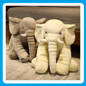 2024 unisexe Super doux coton géant éléphant peluche jouet ODM PP remplissage brodé Logo mignon en gros chaud idée cadeau - Product Image 2