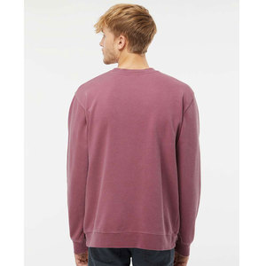 Sweat-shirt à col ras du cou personnalisé pour hommes Sweat-shirt à col ras du cou en polaire vierge délavé vintage - Product Image 6