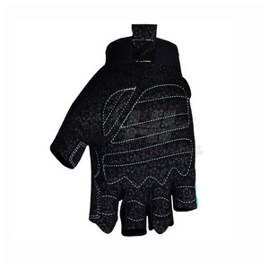 Gants de fitness en cuir pour la musculation en salle de sport avec coussinets pour les paumes, support de poignet réglable, design antidérapant et respirant - Product Image 5