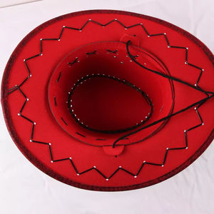 Sombreros de Cuero PU de Alta Calidad para Hombres y Mujeres, Estilo Vaquero Occidental, para Montar a Caballo y Carreras, Precio al por Mayor - Product Image 5