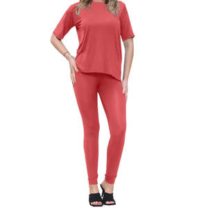 Conjunto de mallas y Top deportivo de calidad superior 2025 para mujer, ropa activa de cintura alta, trajes de Fitness para gimnasio, conjunto de mallas y Top - Product Image 2