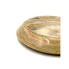 Haki Nyx-Cenicero de piedra igarette, Cenicero de ónix verde intage, vidrio igarette - Product Image 4