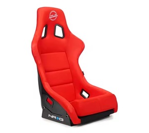 Popular Racing Bucket Seat in Colorful Leather Carbon Fiber Fiberglass Non-Adjustable Rear Interior <b>Accessories</b> Sturdy Design - Product Image 1